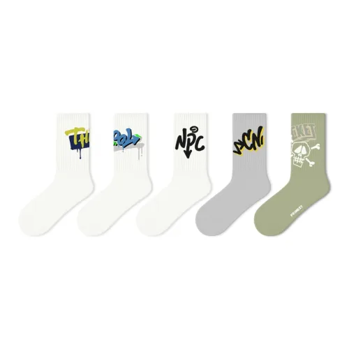 Primeet Unisex Mid-Calf Socks