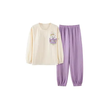 Mulong Family Pajama Set Women's Apricot