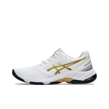 Asics Netburner Ballistic Ff 3 'White Pure Gold' Women's