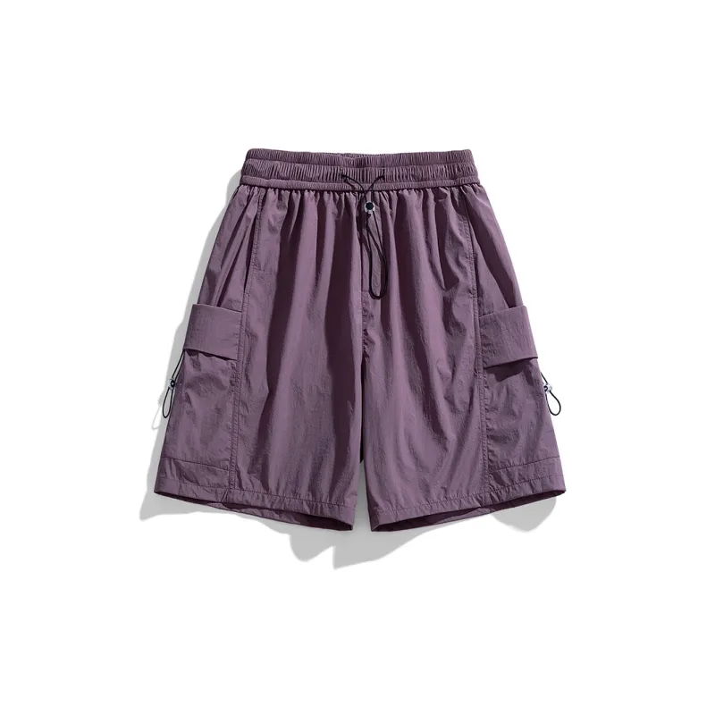 PAINT STAIN Cargo Shorts Unisex Black-30