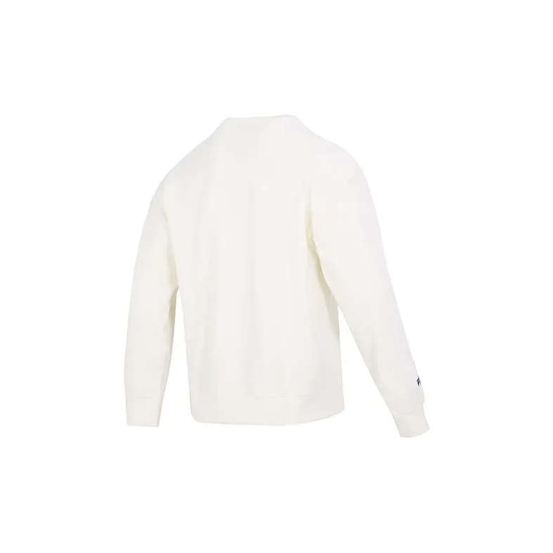 PUMA Team Badge Sweatshirts Men Ecru-1