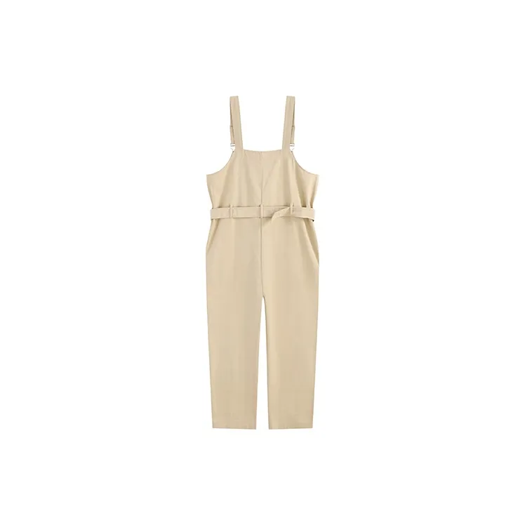 MINCOCROSEPEPPAR Overalls Women's Khaki Overalls-1