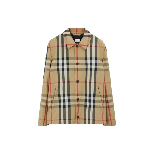 Burberry Jackets Men Beige