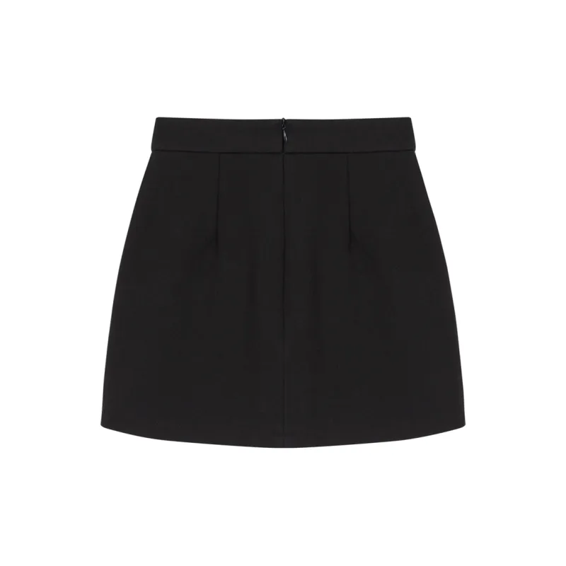 Sato Supun Casual Short Skirts Women's Black-1