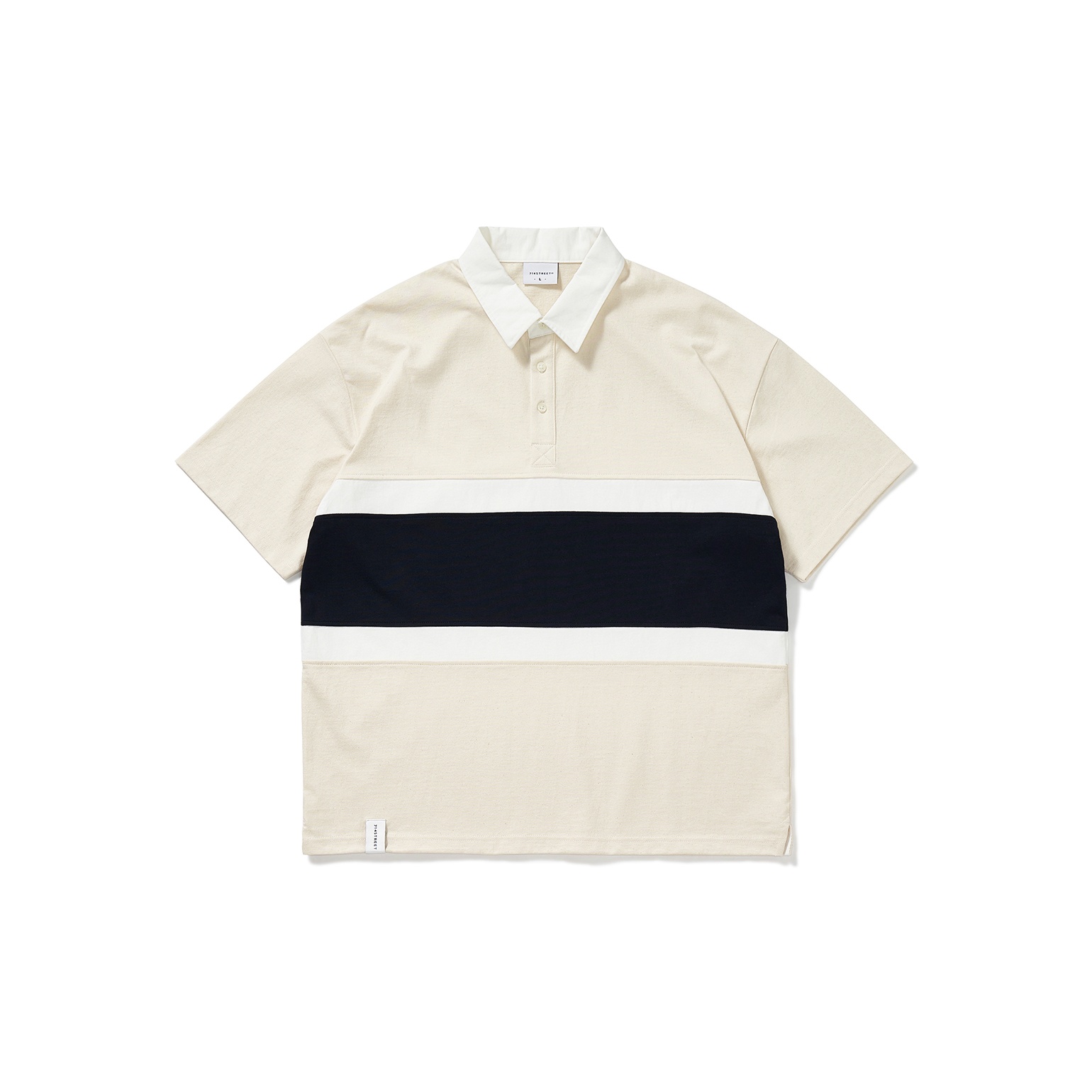 FreshService 安し L/S RUGBY SHIRT KHAKI