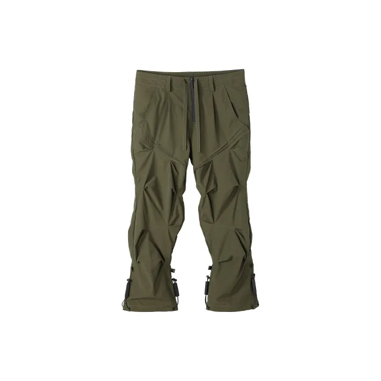 NORVINCY Western Outdoor Solid Color Casual Pants Unisex-6