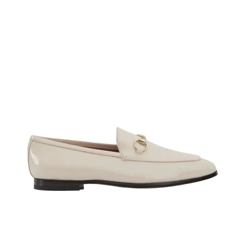 GUCCI Jordaan Loafers Women's White-1