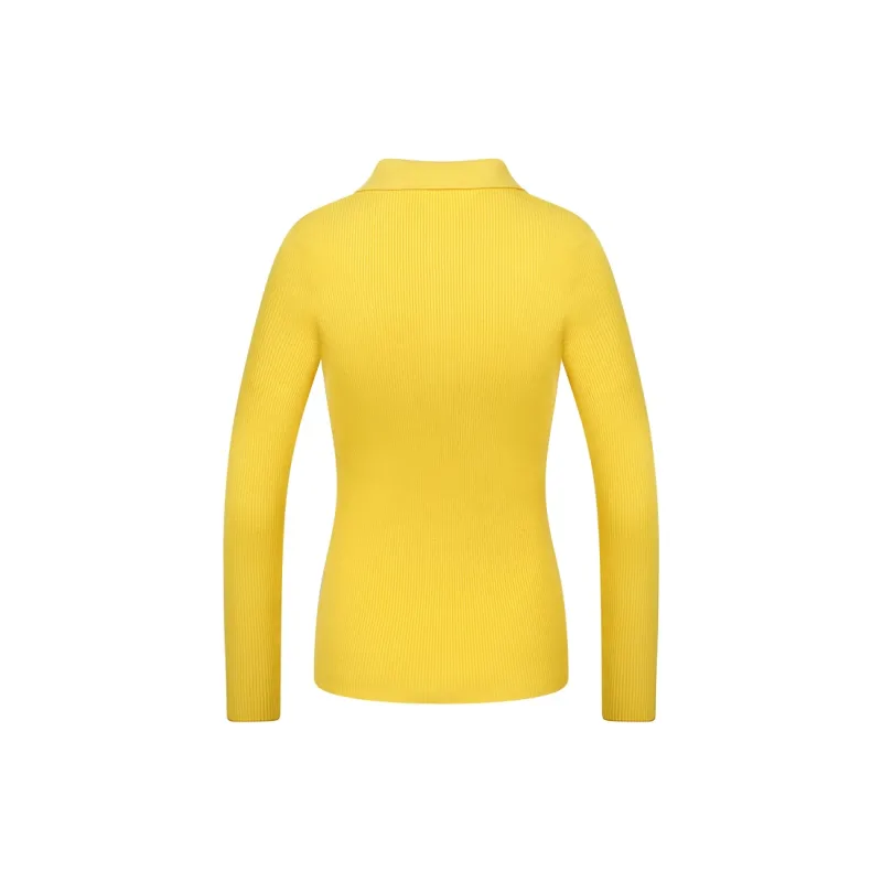 EUROPEAN TOUR Knitwear Fall Women's Yellow-1