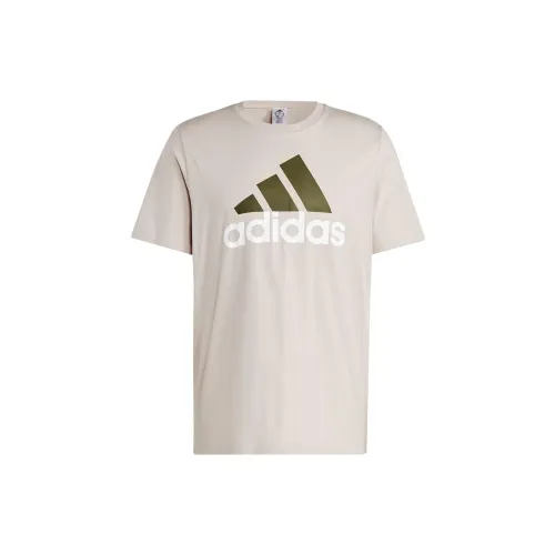 Adidas Essential T-Shirts Men Coffee