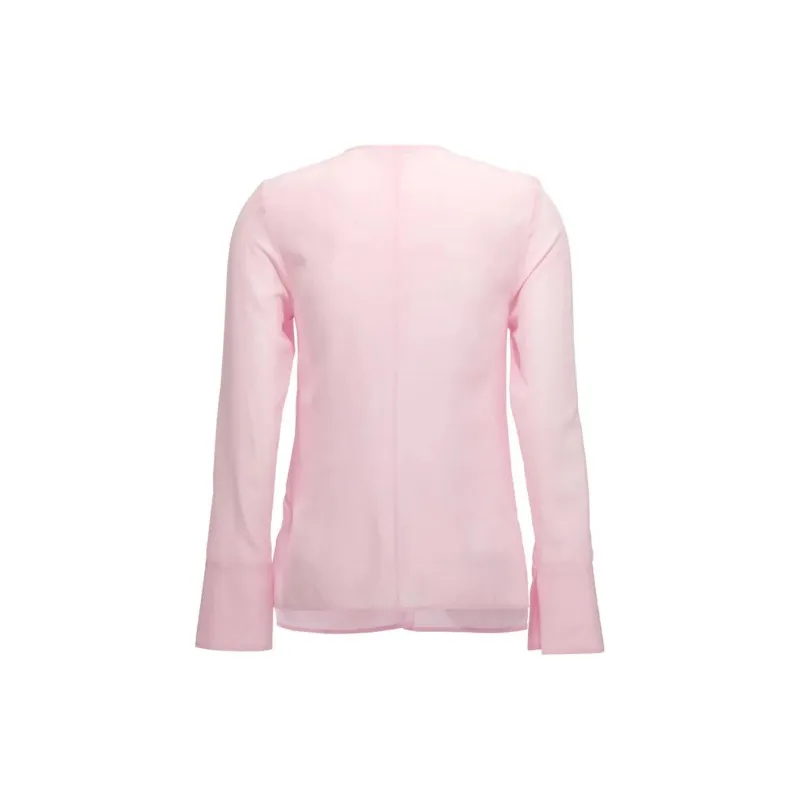 Victoria Beckham Ruffle Detailed Long Sleeved Blouse-1