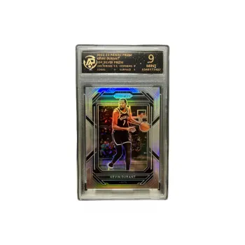 PANINI KD Player Card Nets Era Last Attack Image Silver Fold Multicolor Holographic Card Graded Cards 1 Pc