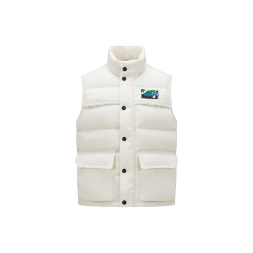 Moncler Vests Men White