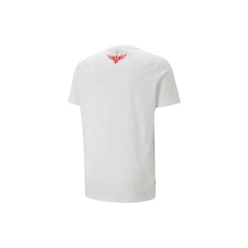 PUMA ESS T Shirts Men White-1
