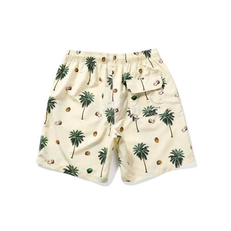 GAILANG Beach Shorts Men's Beige-1