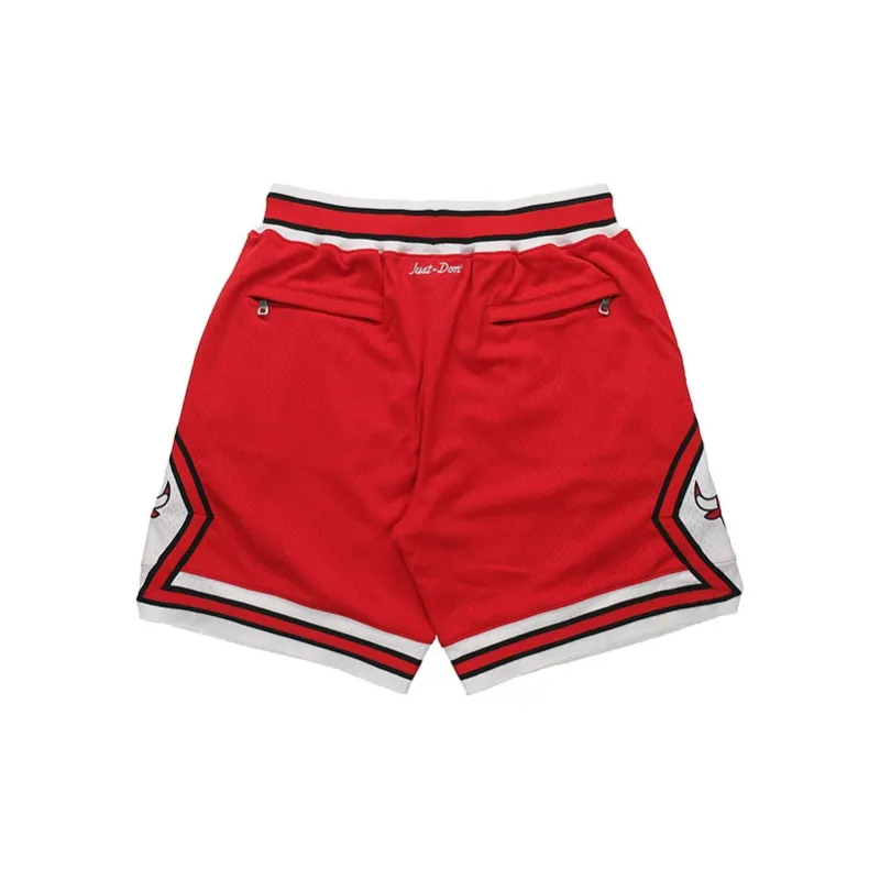 Mitchell & Ness x Just Don Basketball Shorts Unisex Red-1