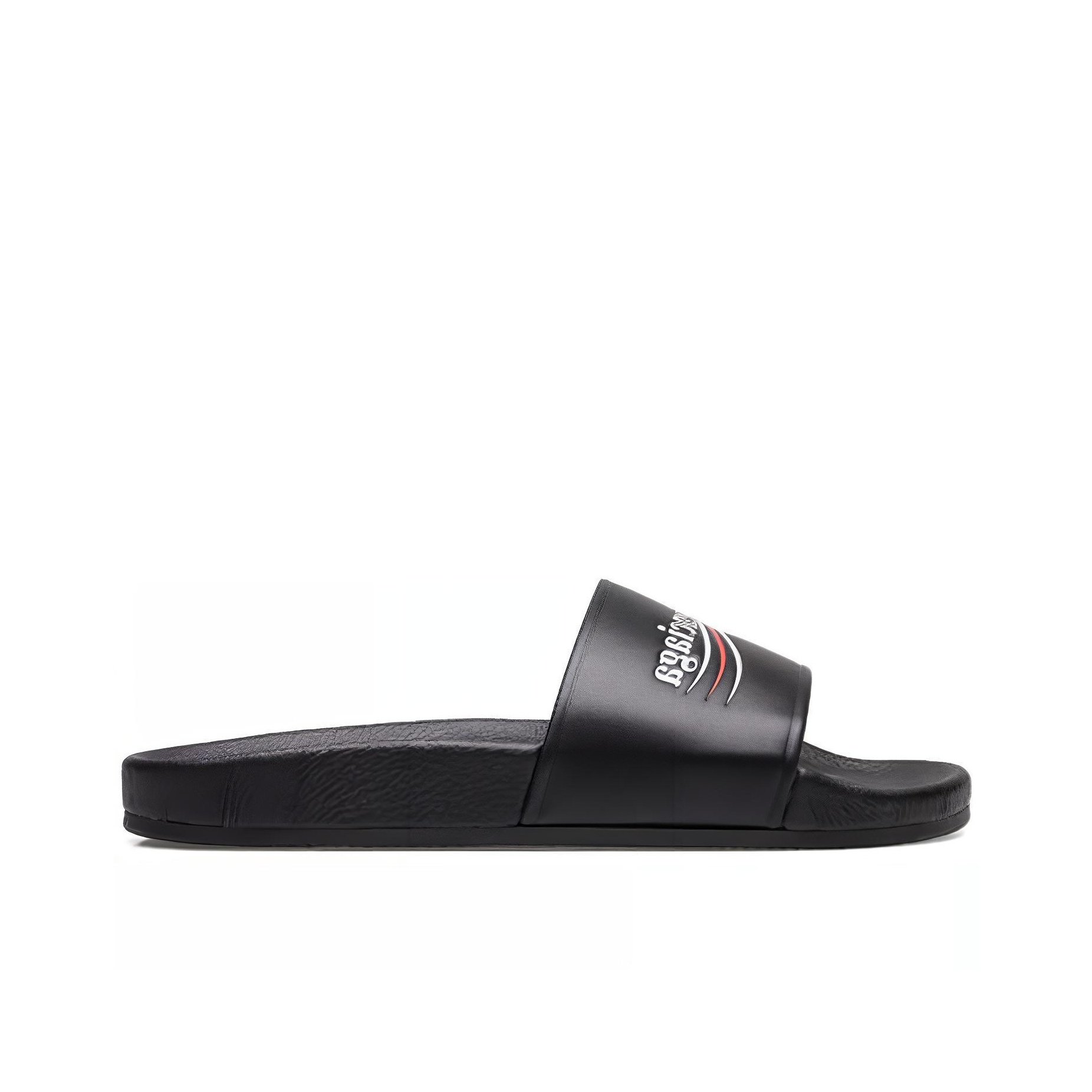 【BALENCIAGA】Logo Sandals/追跡可能/全国送料無料 Logo sandals in black - Balenciaga | Mytheresa