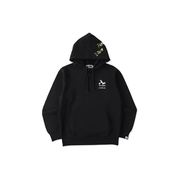 Bape X Tom And Jerry Footprints Pullover Hoodie-1