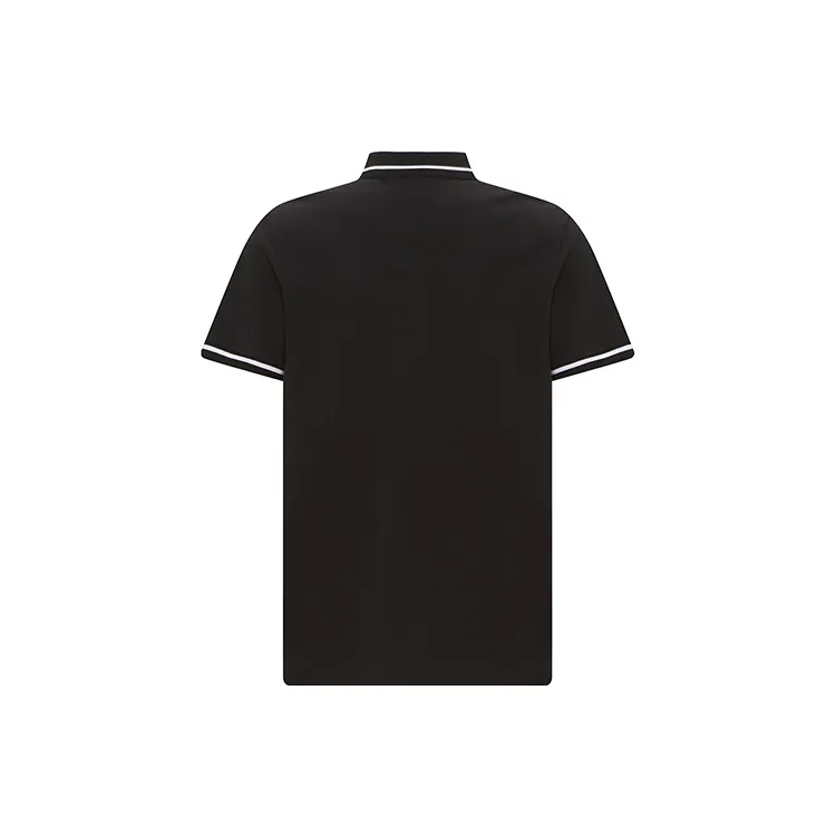VERSACE JEANS COUTURE Logo print Cotton Polo Shirt-1