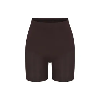 SKIMS SEAMLESS SCULPT MID THIGH SHORT Underpants Women's Espresso/Coffee