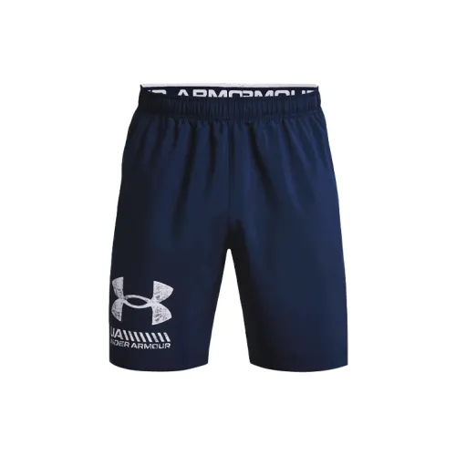 Under Armour Woven Collection Casual Shorts Men Dark Blue