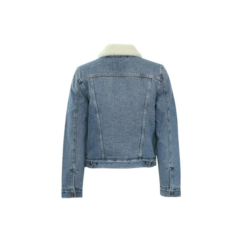 Levis Ex Boyfriend Sherpa Trucker Jacket-1