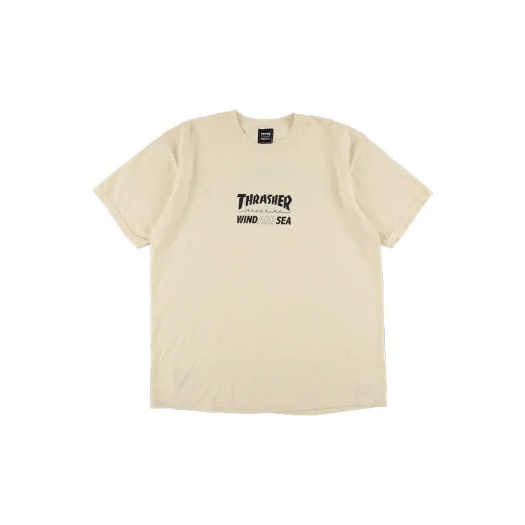 Wind And Sea X Thrasher X WIND AND SEA CO-TITLED SERIES T-Shirts Unisex Yellow-1