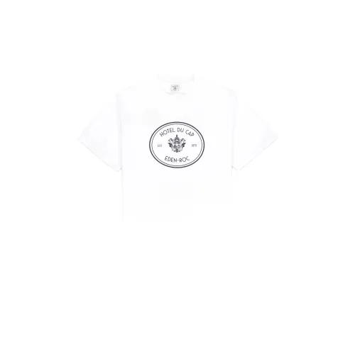 SPORTY & RICH Hotel Du Cap-Eden-Roc SS23 Co-branded Series T-Shirts Unisex White