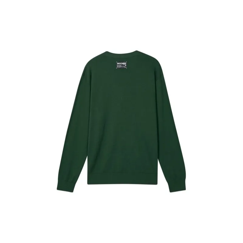 Skechers Colorful Sweaters Men Dark Green-1