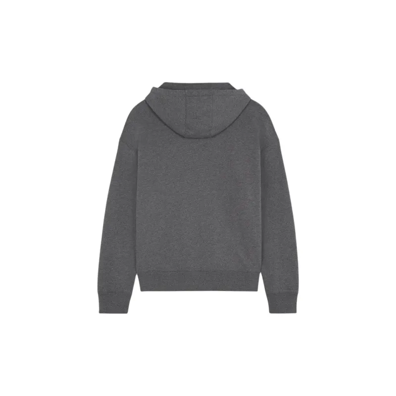 Maison Kitsune Bold Fox Head Patch Drawstring Hoodie-1