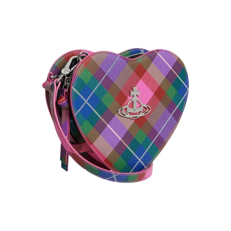 Vivienne Westwood Polyurethane Shoulder Bag, Crossbody Bag Women's Pink & Multicolor-1