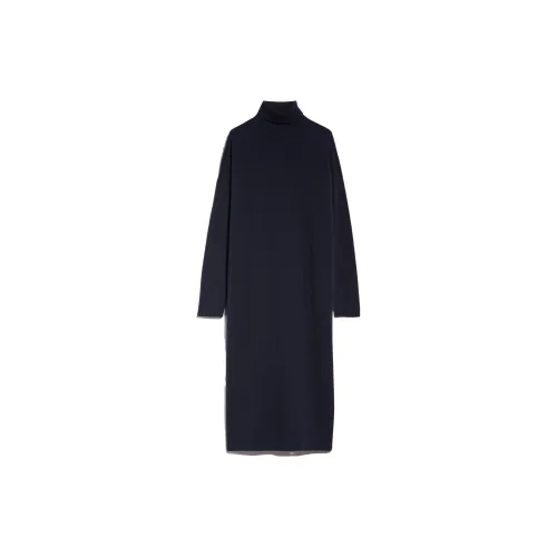 'S MAX MARA Long-Sleeved Dresses Women's Dark Blue