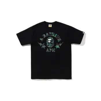A BATHING APE Logo print Cotton T shirt