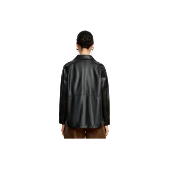 FORTEI Leather Jacket Women's Black