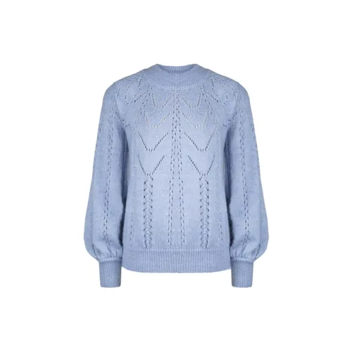 Even Vintage Sweaters Women's Blue