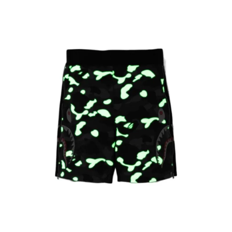 Bape City Camo Side Shark Sweat Shorts-3
