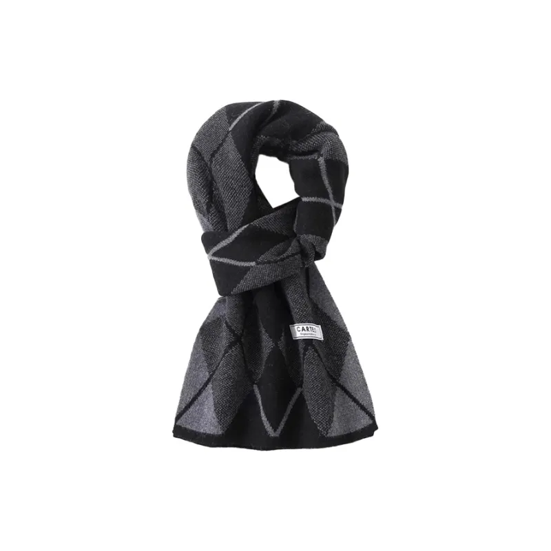 CARTELO Cashmere Knit Scarves Unisex-0