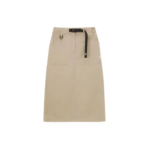 THE NORTH FACE Apparel Collection Casual Long Skirts Women's Light Beige