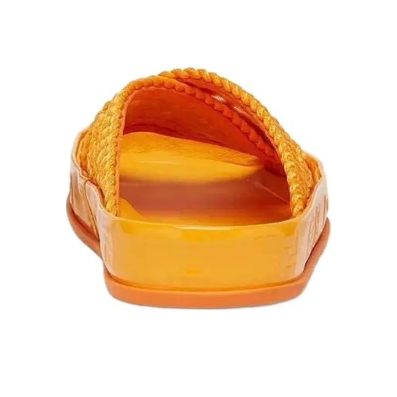 FENDI Abrasion Resistant Slide Slippers Women's Orange-2