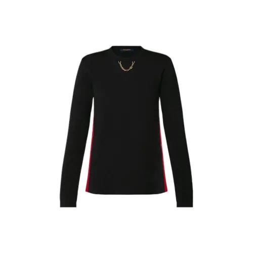 LOUIS VUITTON New Quarterly Products Of LV Knitwear Women's Black