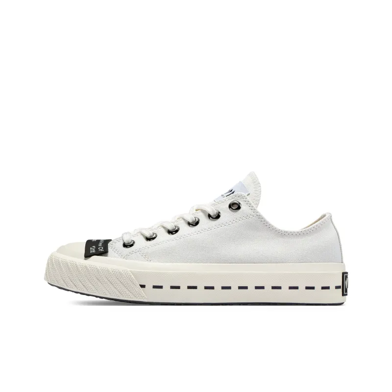 VTVN Mountaintop Anti Slip Wear Resistant Low Top Canvas Shoes White-0