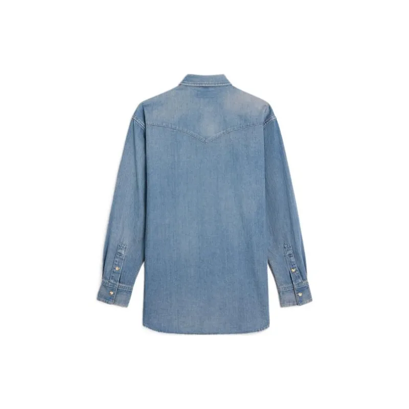 CELINE Shirts Women's Blue-1