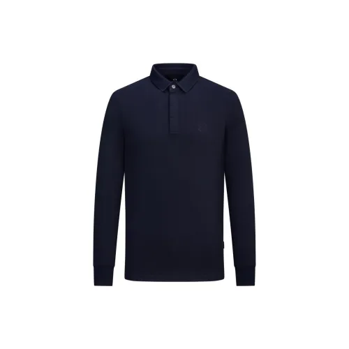 ARMANI EXCHANGE Polo Shirts Men Navy