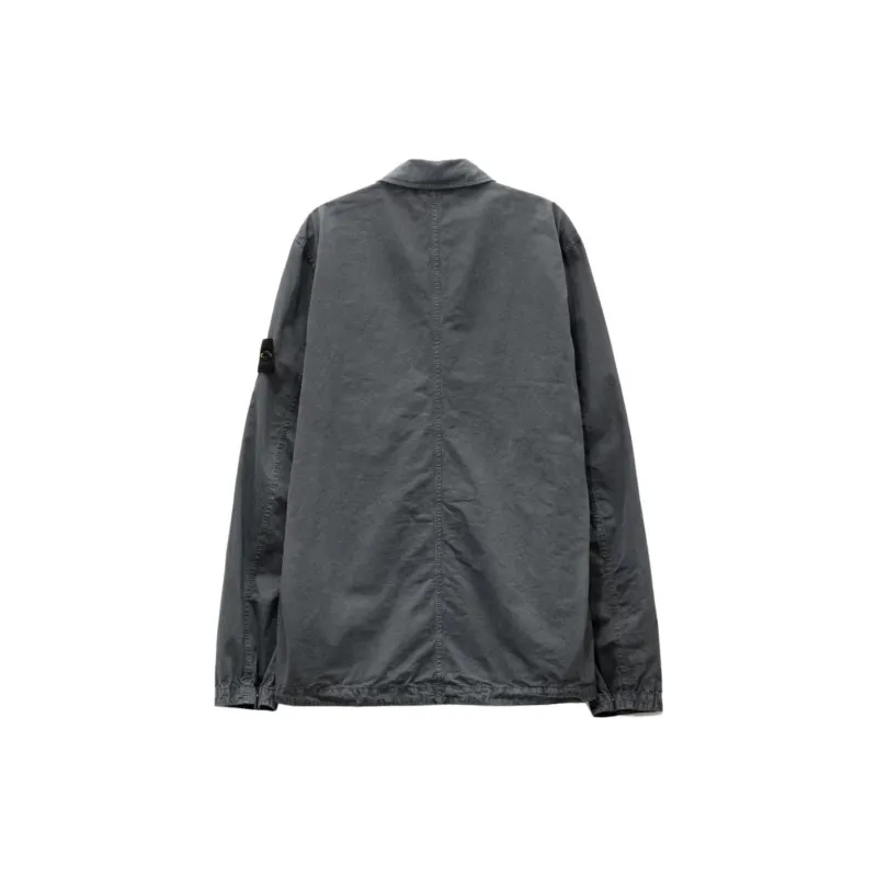 STONE ISLAND Shirt Men's Lead Gray-1