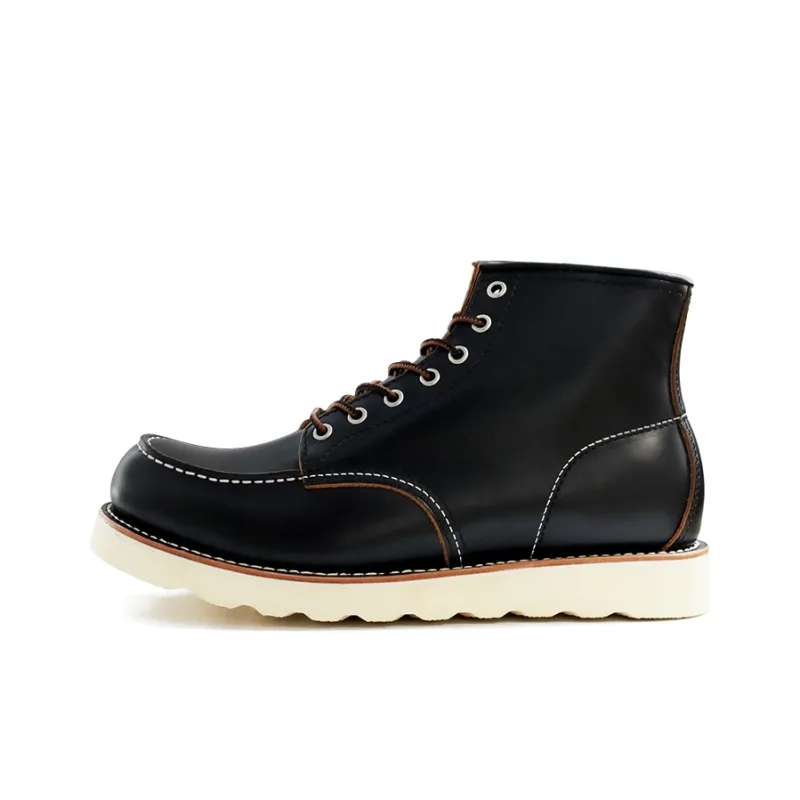 ROCKEY BAND Classic 875 Work Boots Durable Breathable Coverage High Top Outdoor Shoes Men's Black-0