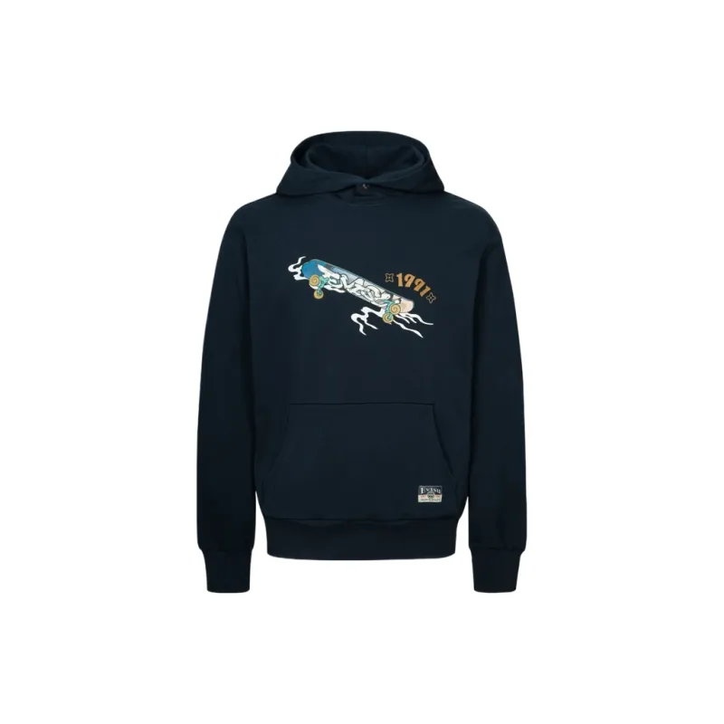 EVISU Sweatshirt Men's Navy Blue-1