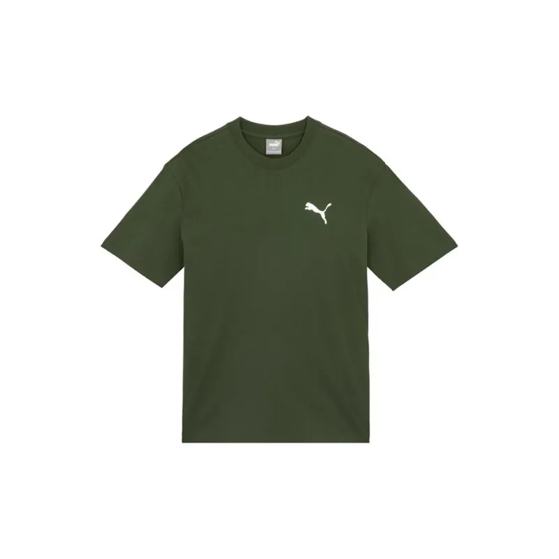 PUMA T Shirts Unisex Army Green-1