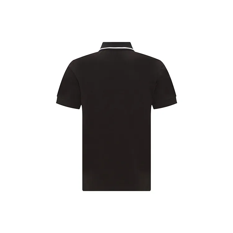 EMPORIO ARMANI EA7 SS24 Polo Shirt Men's Black-1