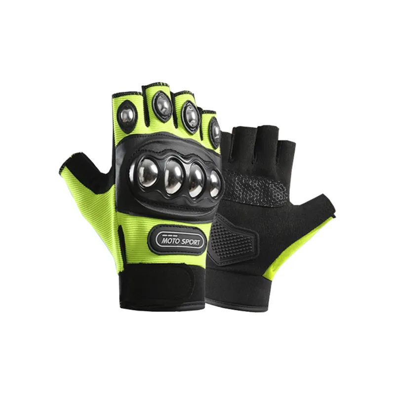 HNJ Riding Equipment Cycling Glove Unisex Mesh Fabrics, Alloy-4