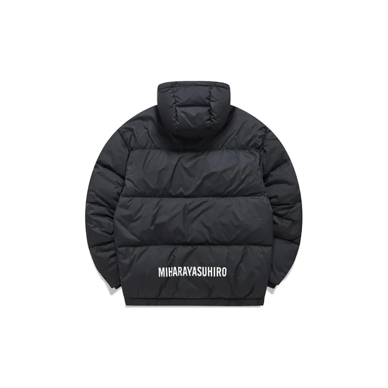 Mihara Yasuhiro X FILA MIHARA YASUHIRO Collaboration Collection Down Jackets Unisex Jet Black-1