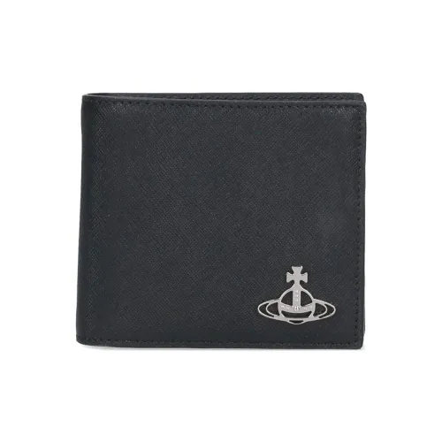 Vivienne Westwood Calfskin Wallet Men's Black